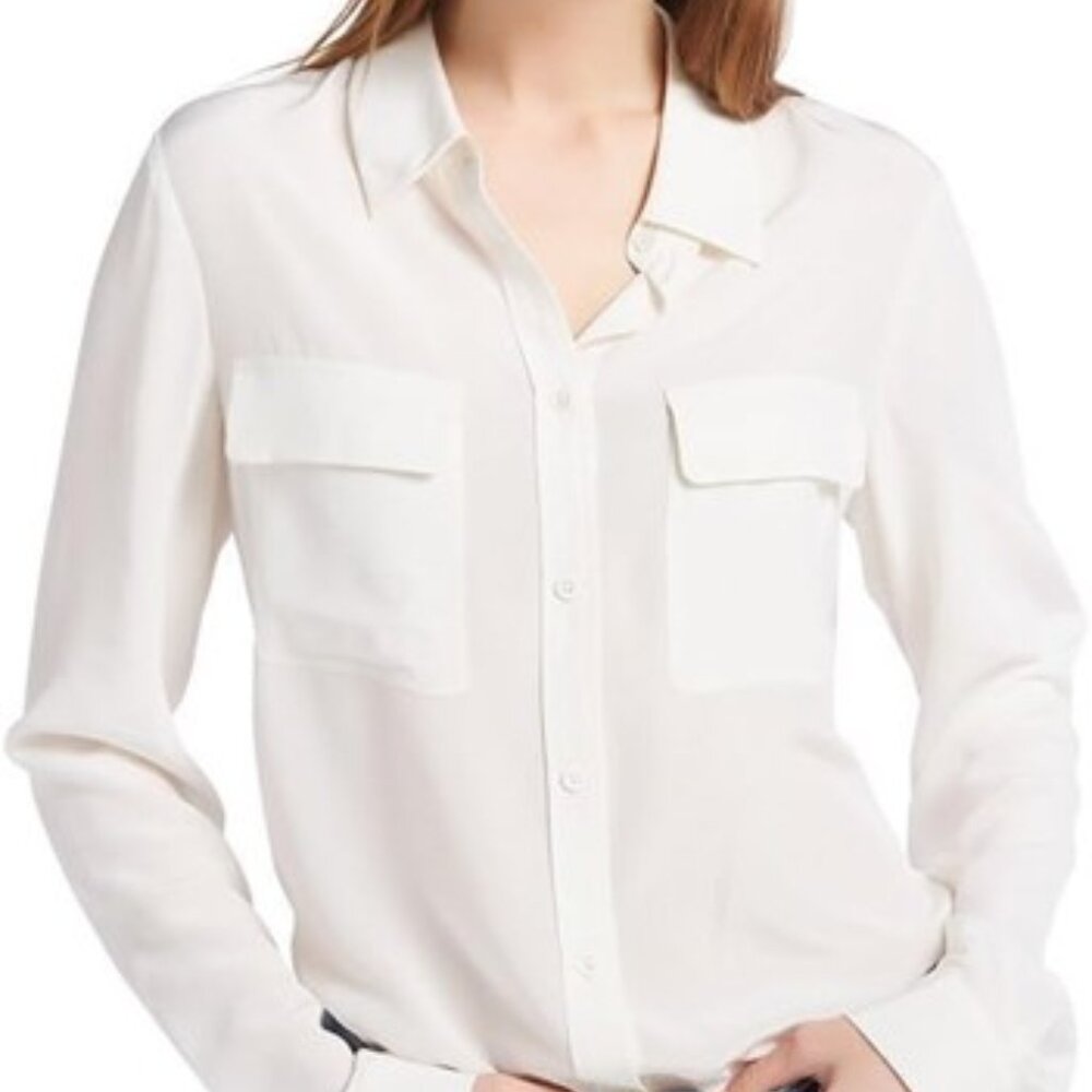 LilySilk 100% Silk Long Sleeves Shirt - New without tags